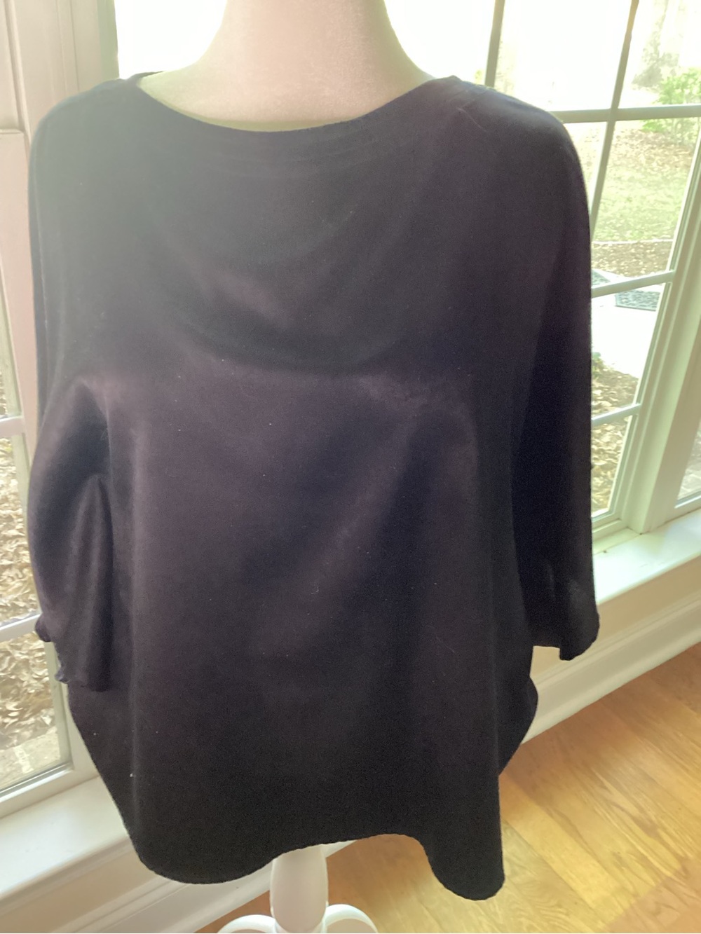 Chico's Black Crewneck Top
